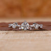 5 Stone Diamond Ring with prong setting.
