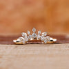 Tiara Wedding Band in prong setting
