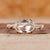 East West Engagement Ring in yellow gold ring
