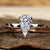 Solitaire engagement ring with a timeless design and sparkle
