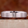 Baguette wedding band crafted with precision and elegance for timeless style.
