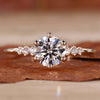 Elegant side stone engagement ring with a stunning design.