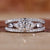 Marquise diamond ring in white gold design.
