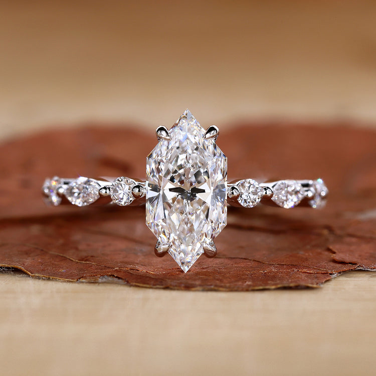 Dutch Marquise Diamond Ring with a sleek design and expert craftsmanship.
