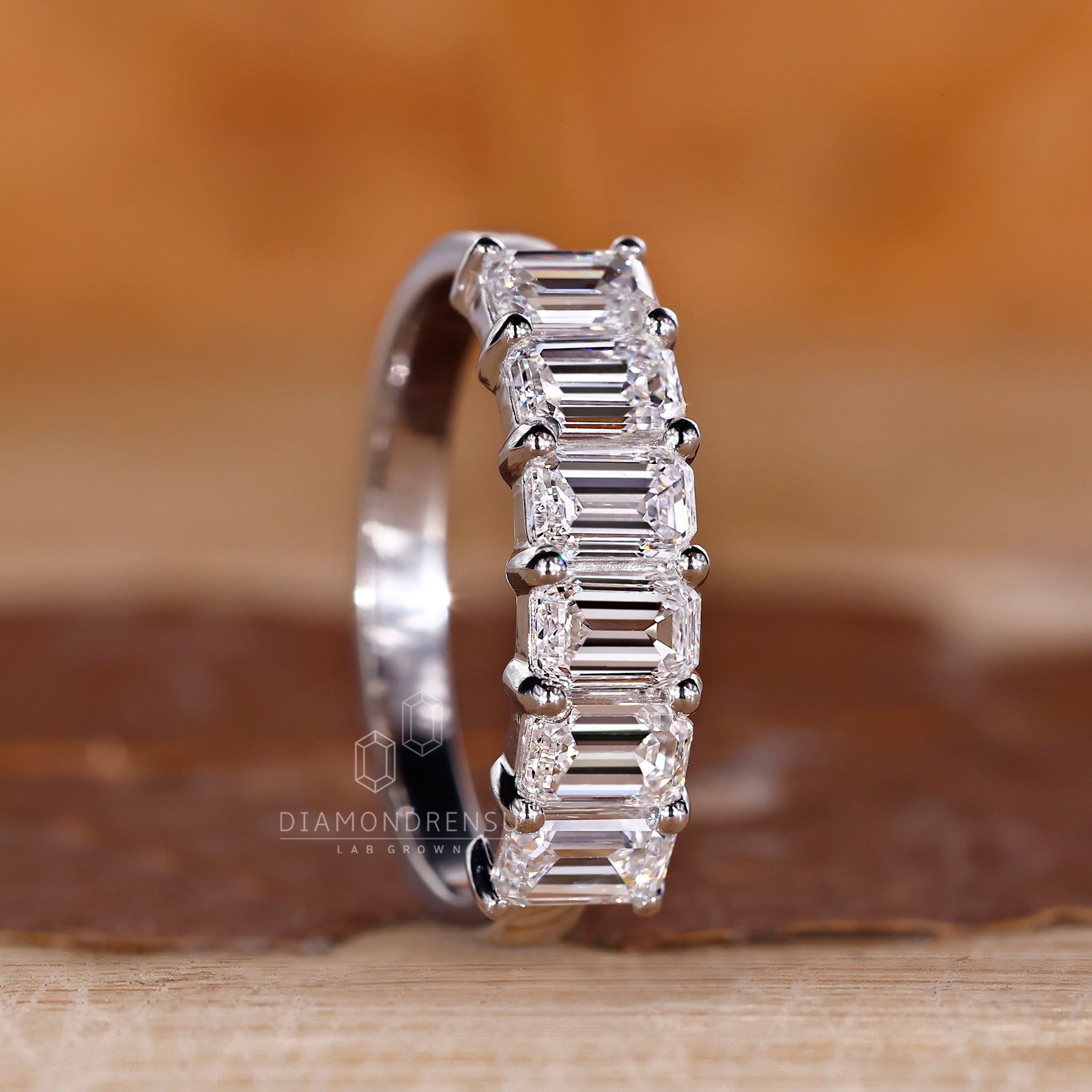 Simple wedding band for a classic look.
