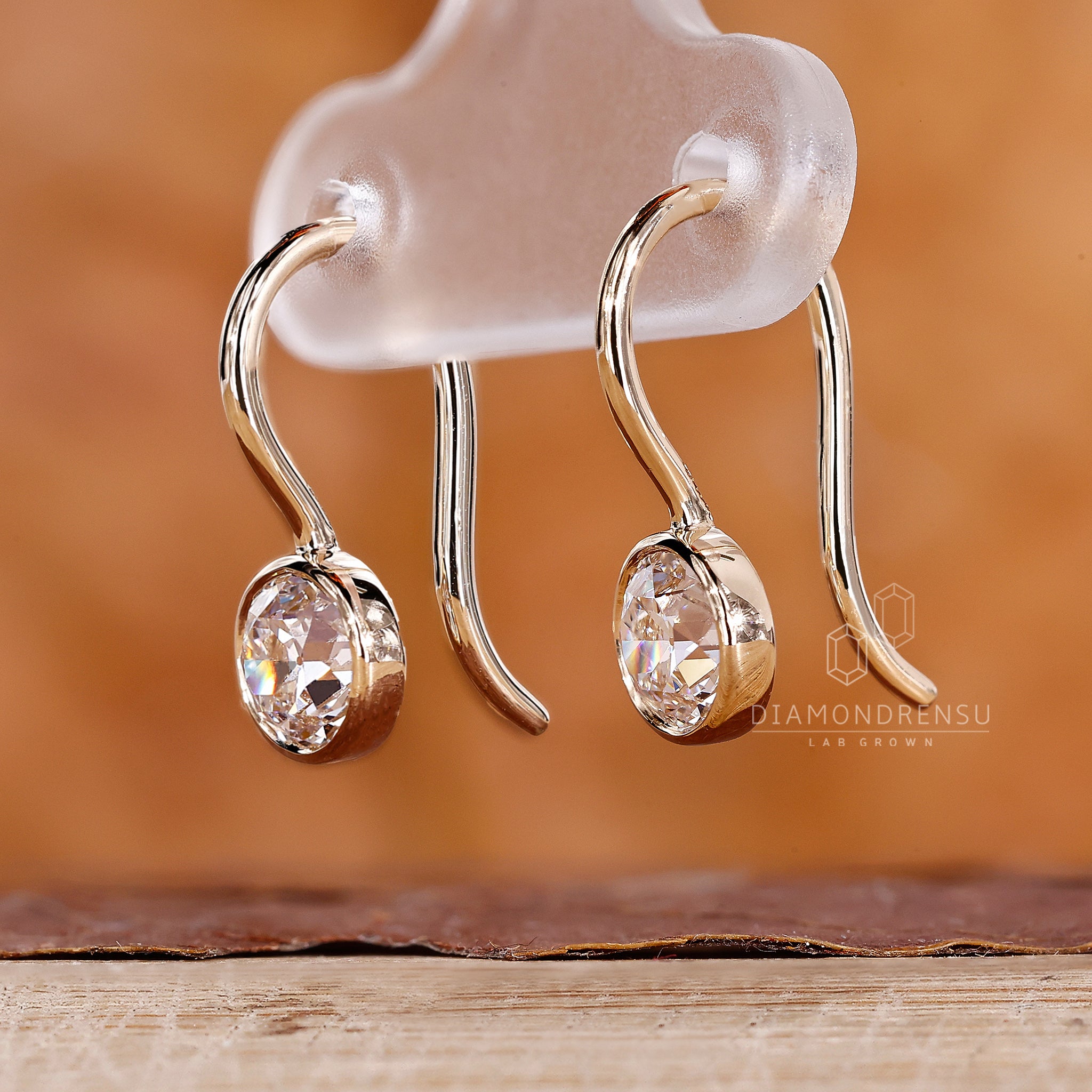 Lab grown old European diamonds.