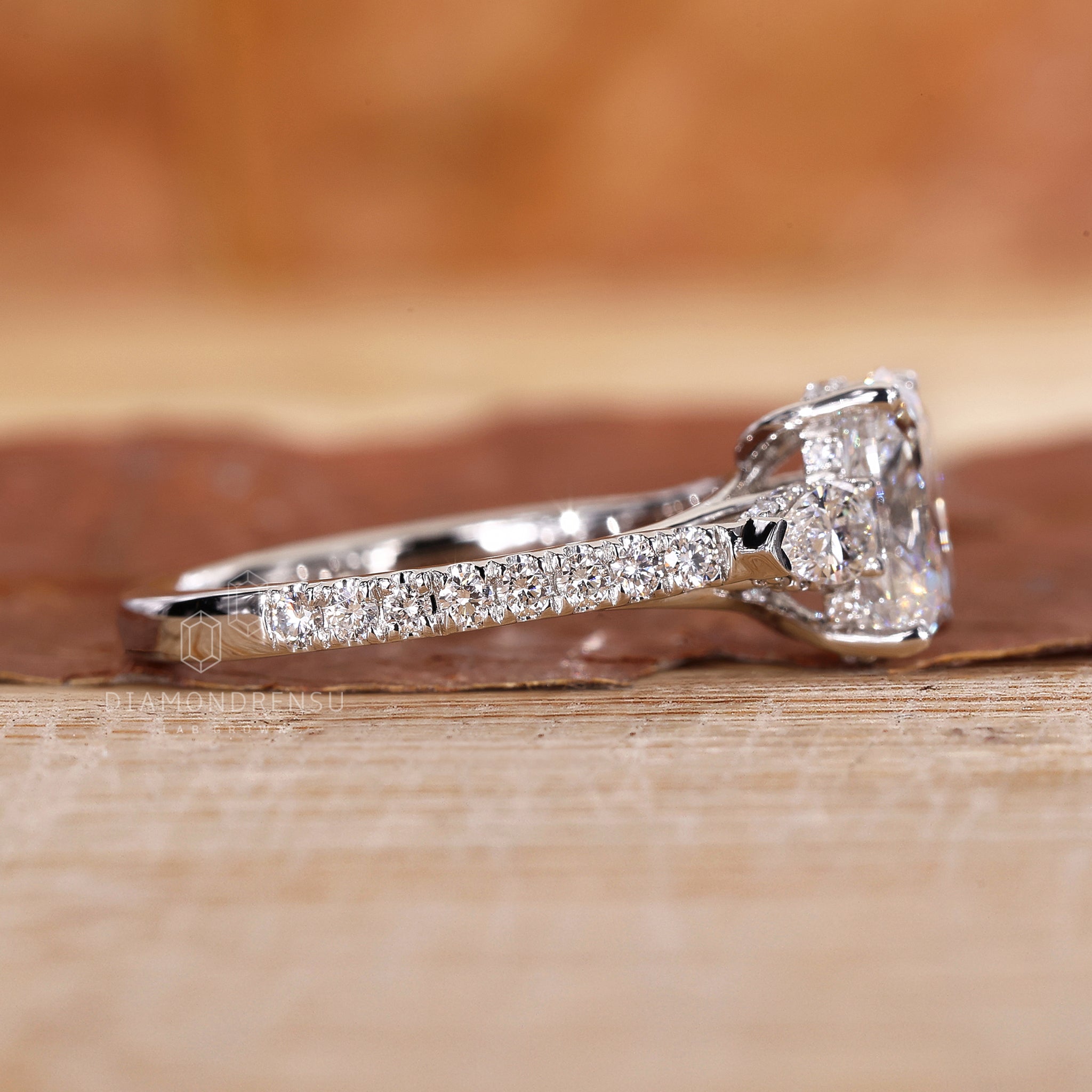 Diamondrensu UK ring styled as Diamondrensu UK engagement ring
