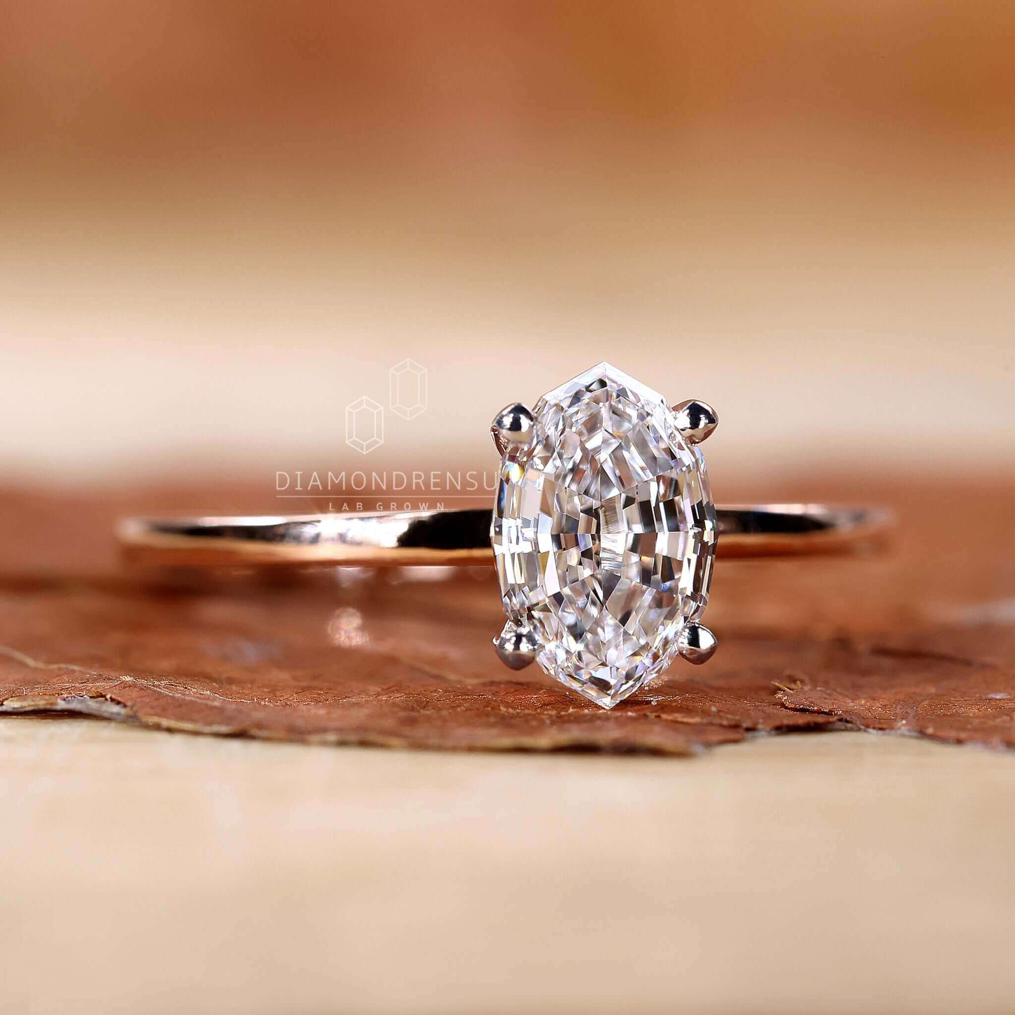 Beautiful marquise cut diamond ring with unmatched brilliance.