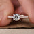 Pave Diamond Ring with stunning design and tapered shank.