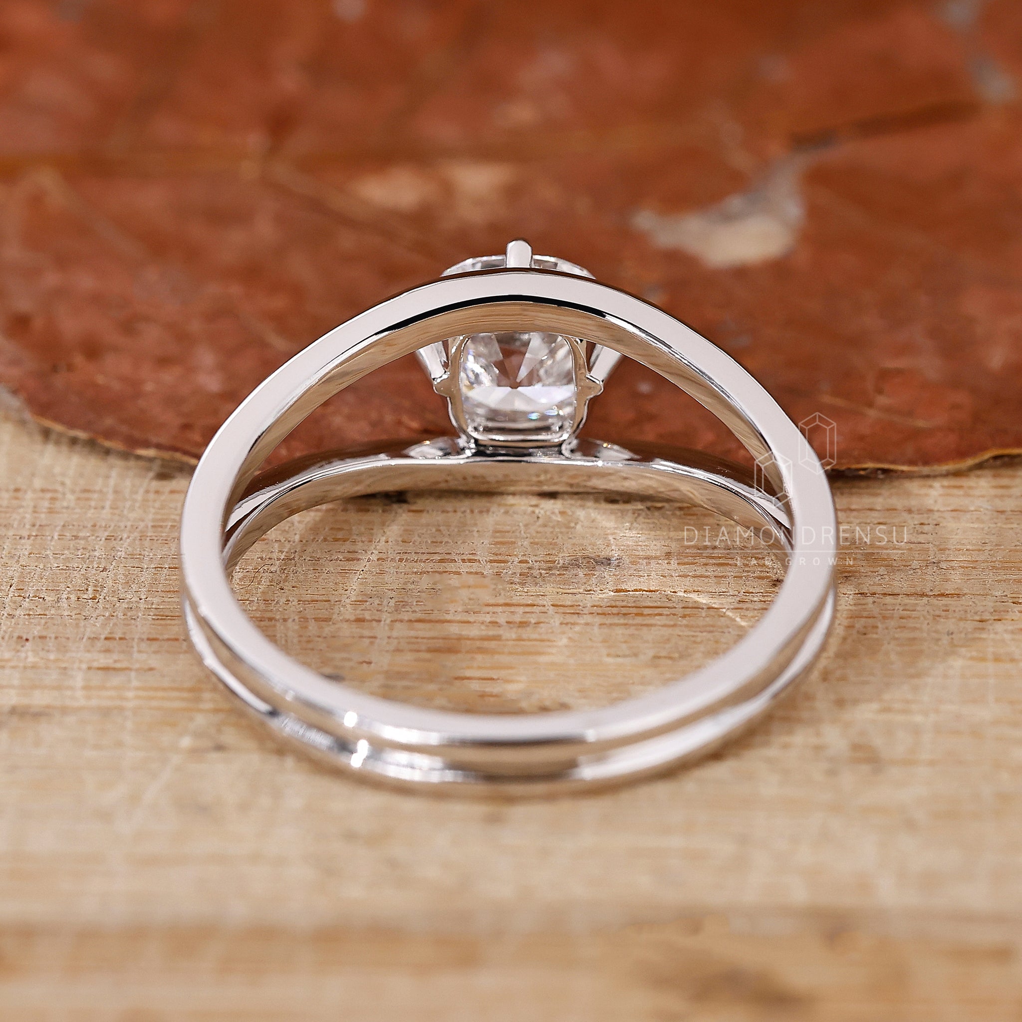 Unique engagement ring featuring God’s eye ring.
