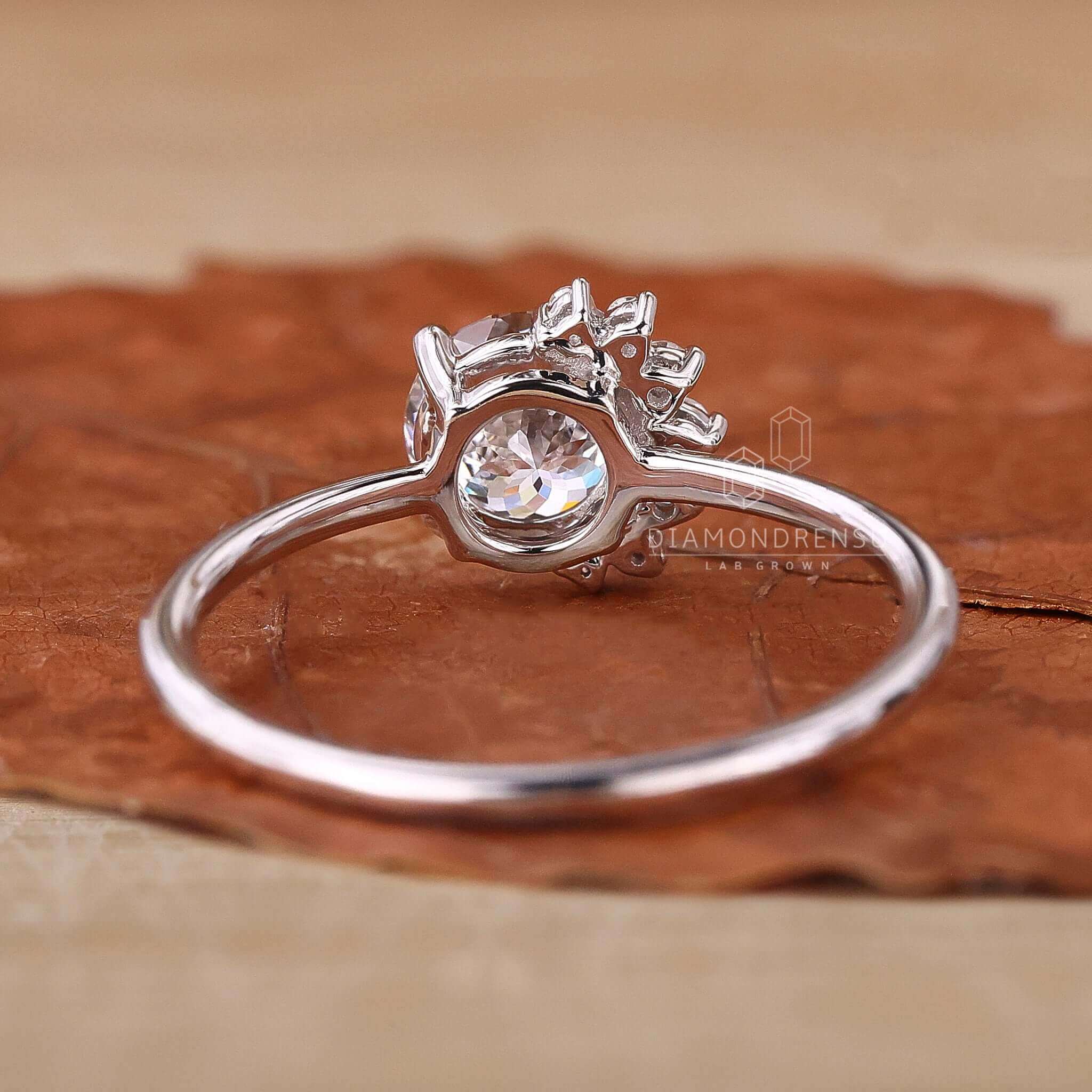 Classic claw prong ring featuring a secure and elegant design for lasting beauty.