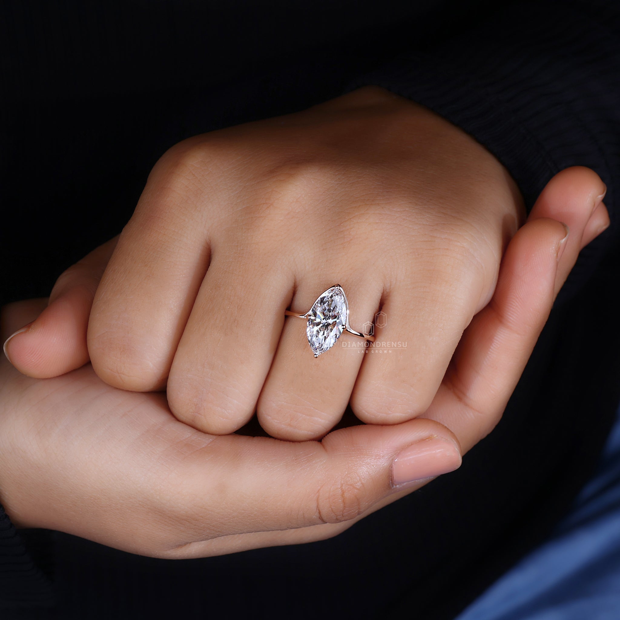 Handmade ring with unique craftsmanship and care.
