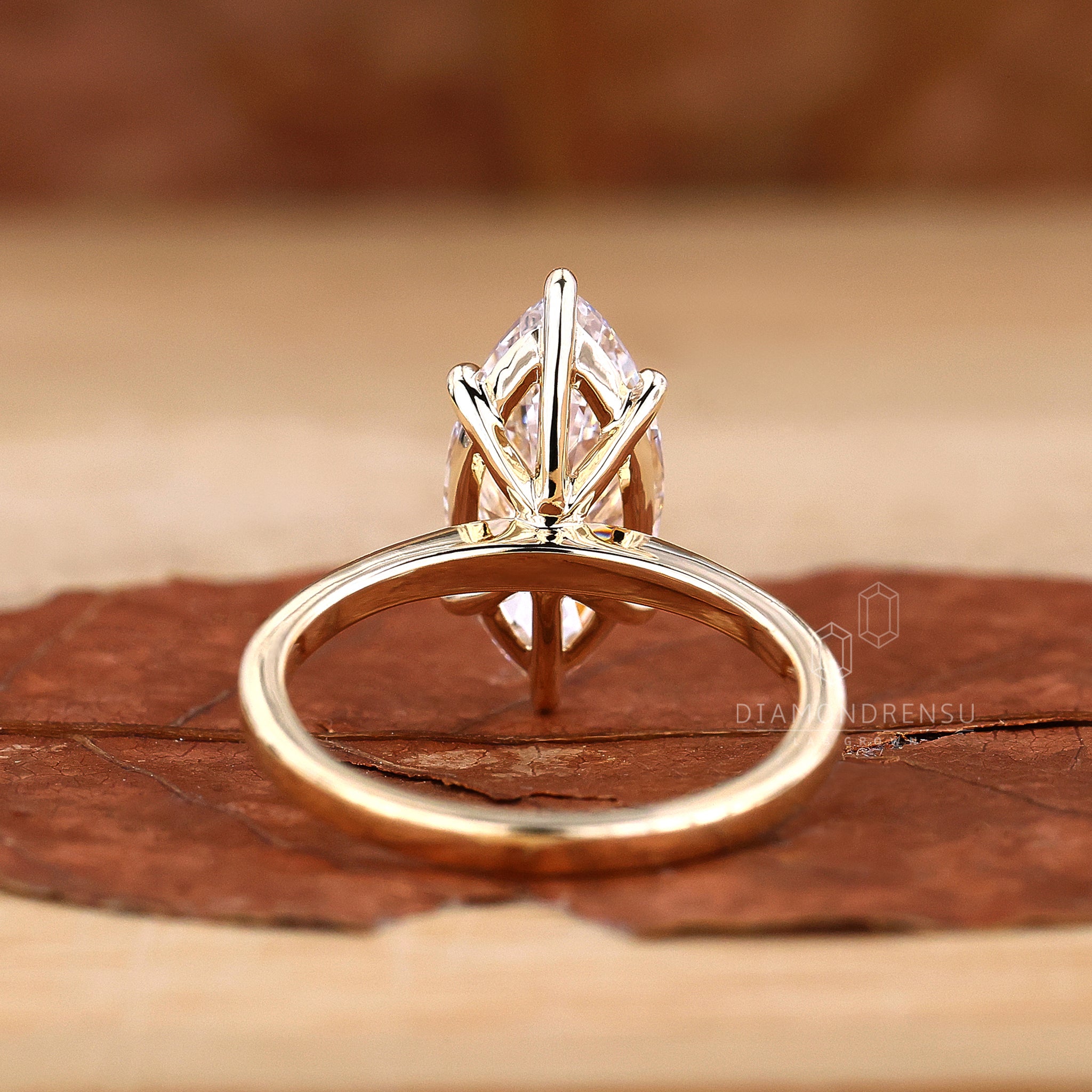 Diamonds London UK solitaire ring.
