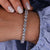 round diamond tennis bracelet