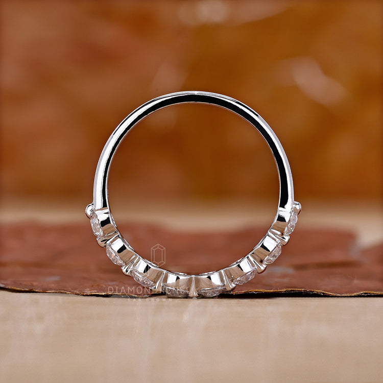 Elegant Old European cut lab diamond ring.

