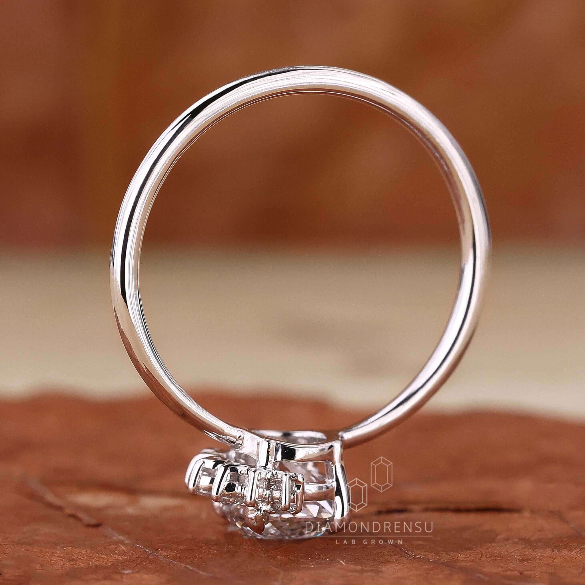 Portuguese cut ring with a unique design, perfect for adding sophistication to any occasion.