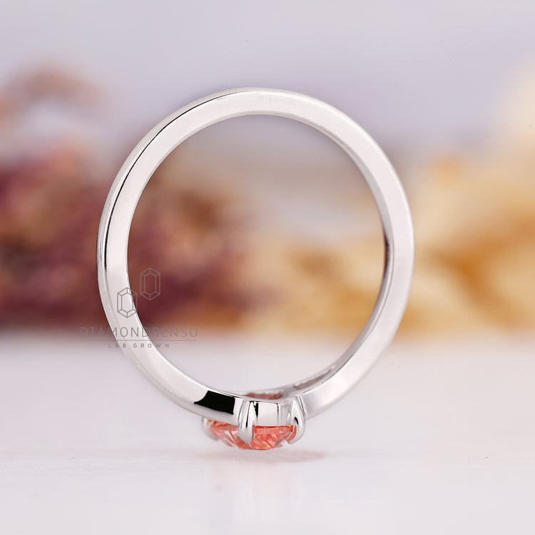 Split Shank Engagement Ring in rose cut ring style
