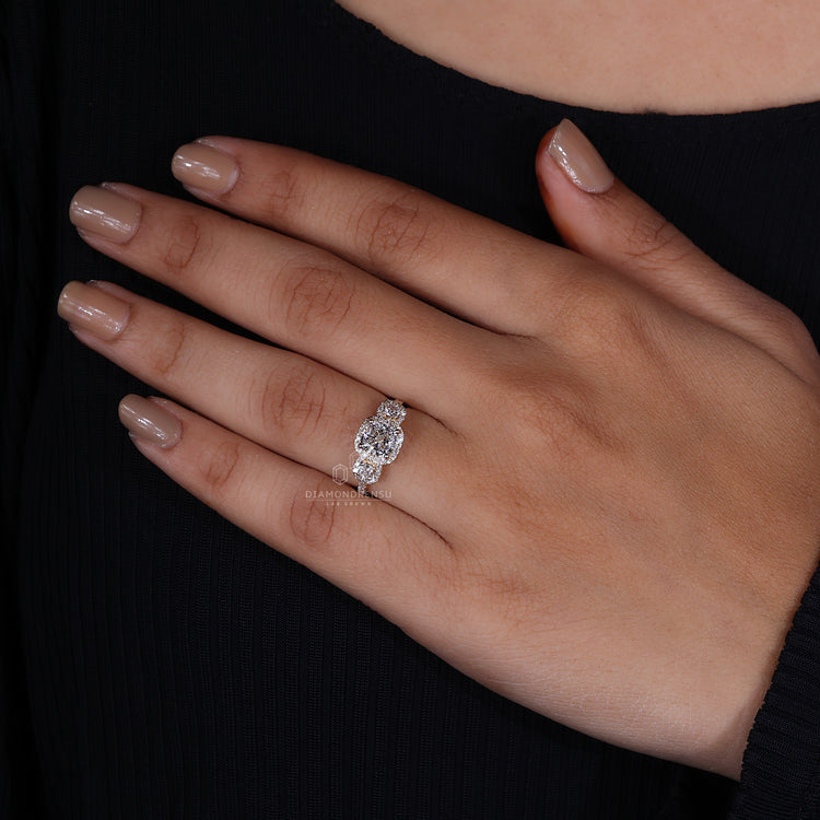 Diamondrensu UK ring styled as Diamondrensu UK engagement ring
