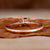 rose gold engagement ring