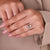 4 claw prong ring is used to hold the old mine cut securely with prong setting.
