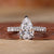 Pear Cut Engagement Ring featuring a stunning pear shaped diamond.