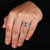 Pave setting secured with strong prong setting.
