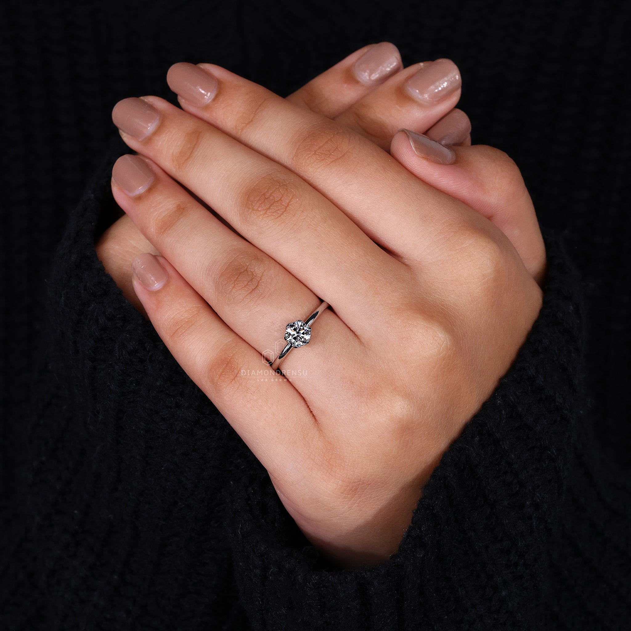 Buy engagement ring featuring round diamond engagement ring.

