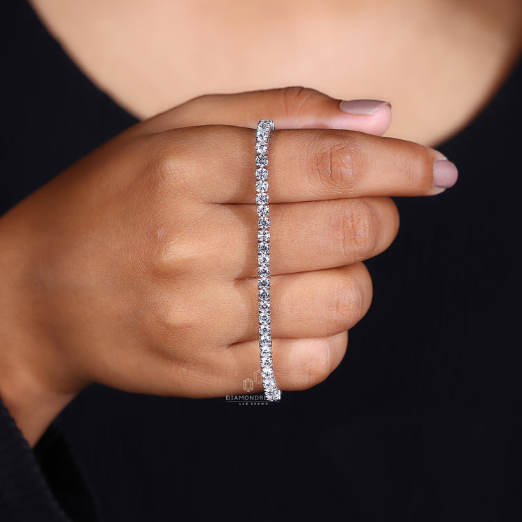 Buy diamond bracelet online with ethical Lab Grown Diamonds.
