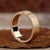 Mens gold wedding band with a sleek design for timeless elegance.