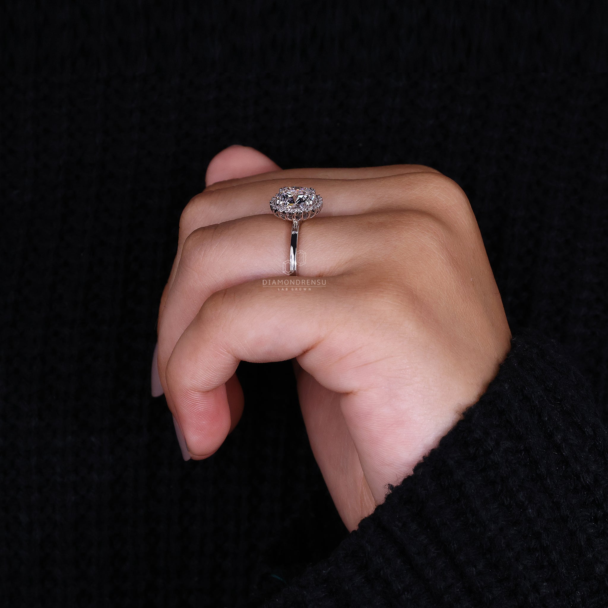 Handmade jewelry with diamondrensu UK ring
