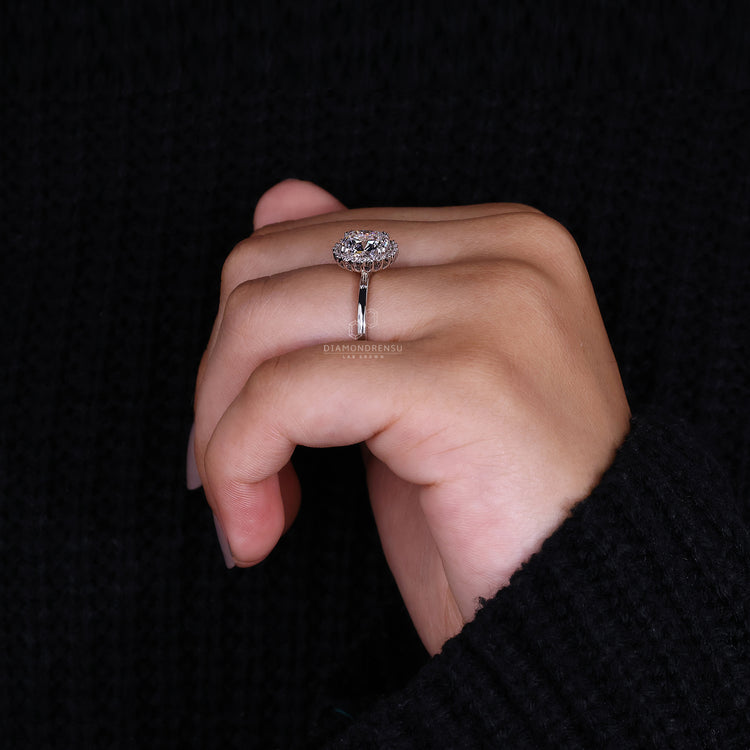 Handmade jewelry with diamondrensu UK ring
