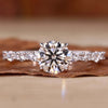 round diamond engagement ring