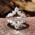 moissanite diamond engagement rings - diamondrensu