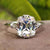 antique cushion cut moissanite