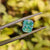 1.85 CT Cyan Blue Radiant Cut Amazing Loose Moissanite