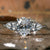 Oval diamond ring with a stunning design perfect for engagements.