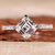 Asscher cut diamond ring with timeless elegance, perfect for proposals.