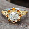 Elegant Vintage Style Engagement Ring with intricate detailing for a timeless look.
