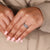 White Gold Ring used as base metal for this diamond ring.