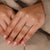 Yellow Gold engagement ring with solitaire setting ring.
