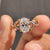 Oval Brilliant cut ring in rose gold ring

