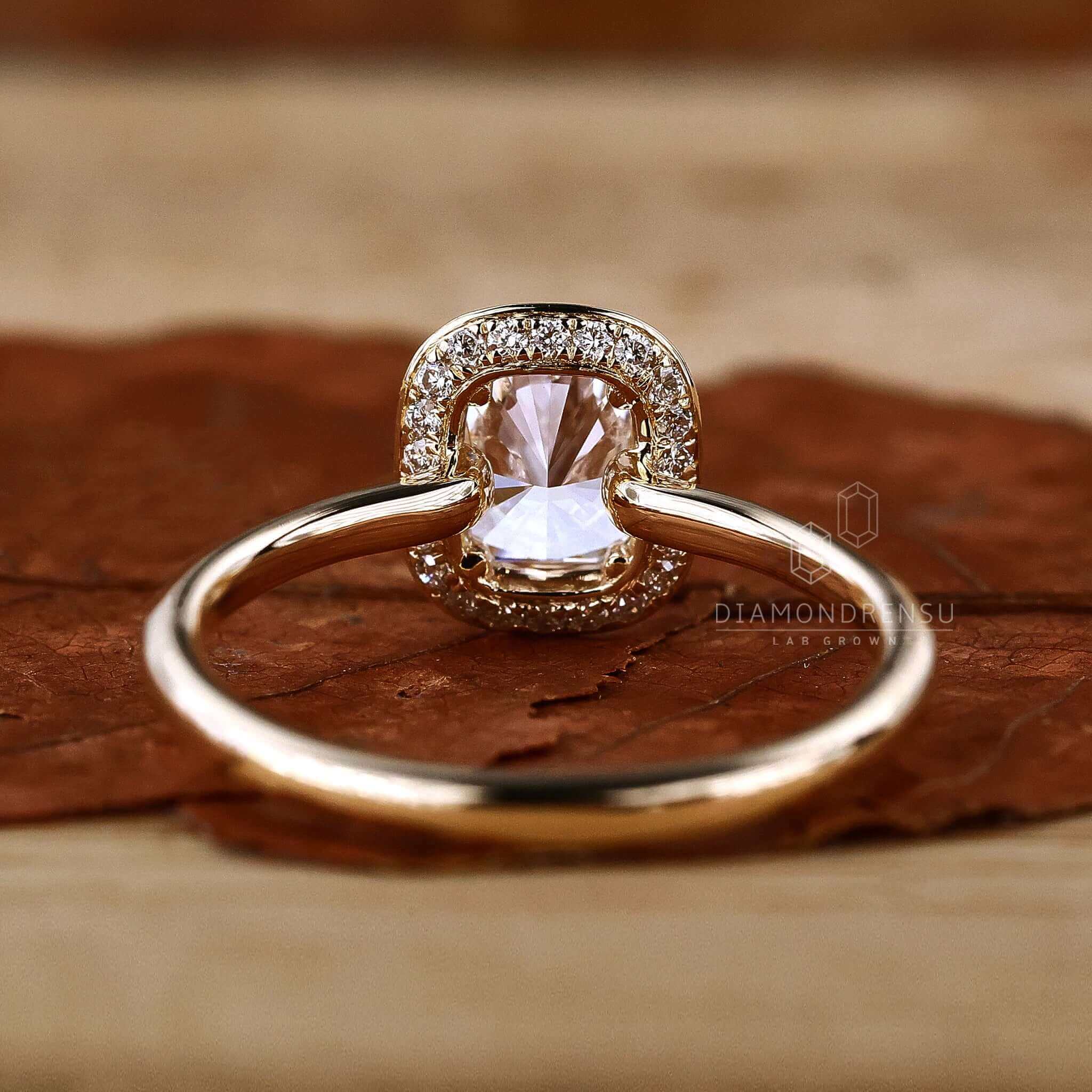 hidden halo engagement ring