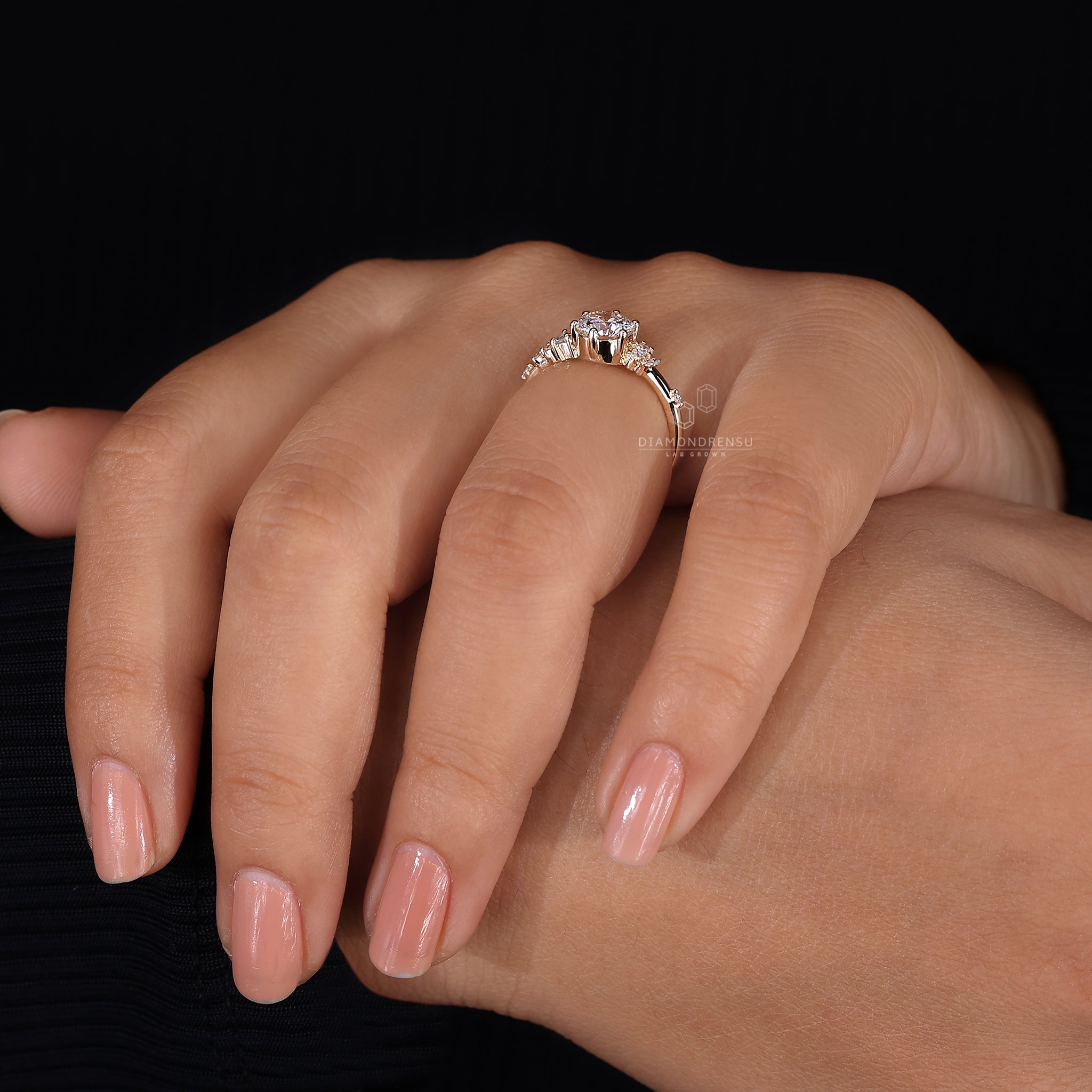 Lab Grown Diamond in handmade jewelry
