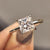 Princess Cut Engagement Ring in white gold ring
