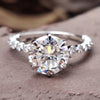 round brilliant cut moissanite - diamondrensu