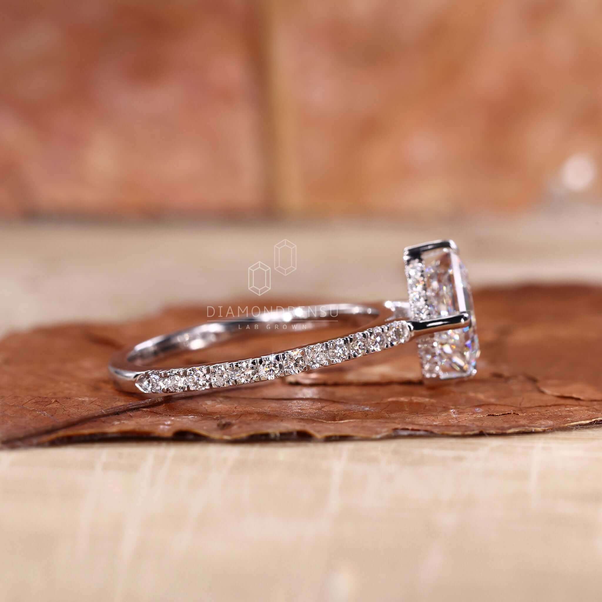 pave engagement ring