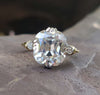 Cushion cut moissanite ring cushion cut engagement ring.