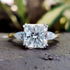 radiant moissanite ring - diamondrensu