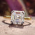 Asscher Cut Ring solitaire engagement ring.