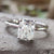 moissanite solitaire ring - diamondrensu